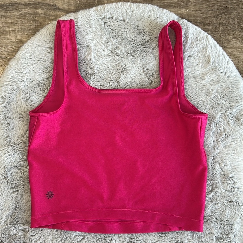 Athleta Shanti Shine Crop Tank Top XS - Picture 6 of 7